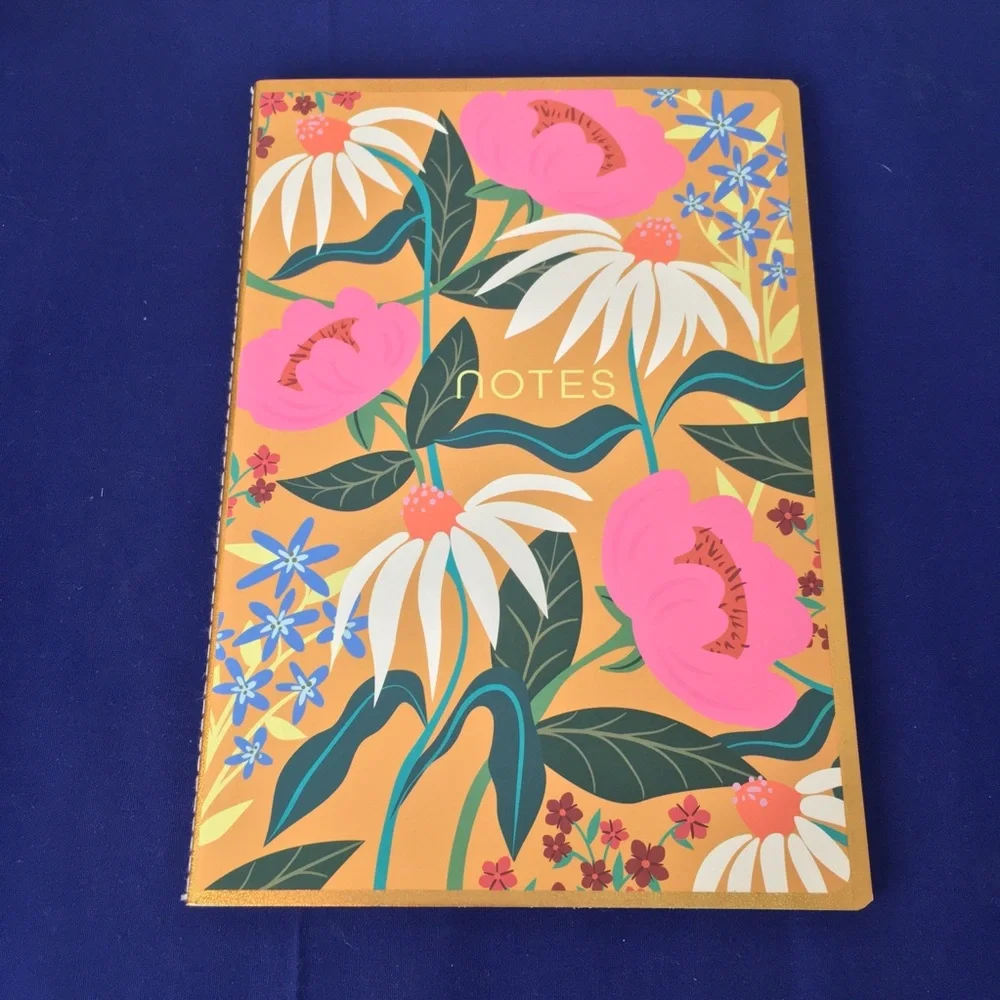 Floral Notes Notebook Sketchbook Set 2pc. Set